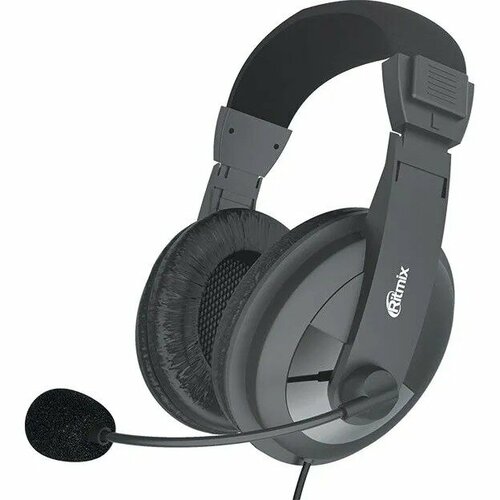 Наушники проводные гарнитура накладные игровые черная 1449₽