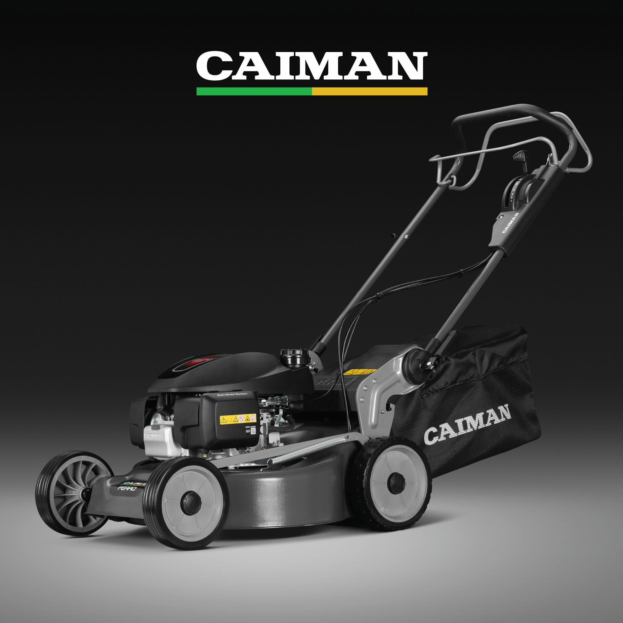 фото Газонокосилка бензиновая самоходная CAIMAN Ferro 52HV (двиг. Honda GCVx170) / косилка для травы / бензокосилка