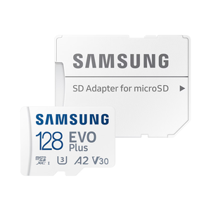 Карта памяти microSDXC Samsung EVO Plus 128 ГБ с адаптером на SD (MB-MC128KA)