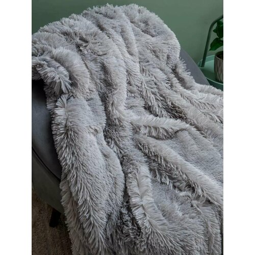 Плед теплый 220х200 пушистый травка 1850₽