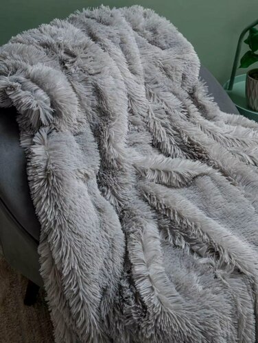 Изображение товара Плед "Травка", искусственный мех, для пикника, евромакси, 220x200 см