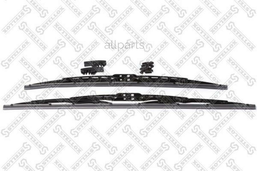 STELLOX 201683SX щетки к-т! каркасн, hook(крючок 9) 530/21'+450/18' \ VW Caddy 95-04, Mazda 323/626/6 89>