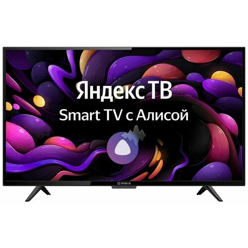 Irbis 43U1YDX115FBS2 3840x2160, Yandex, 1,5GB/8GB, Wi-Fi Black