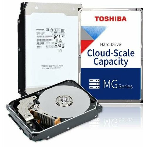 Жесткий диск SATA 18TB 7200RPM 6GB/S 512MB MG09ACA18TE TOSHIBA