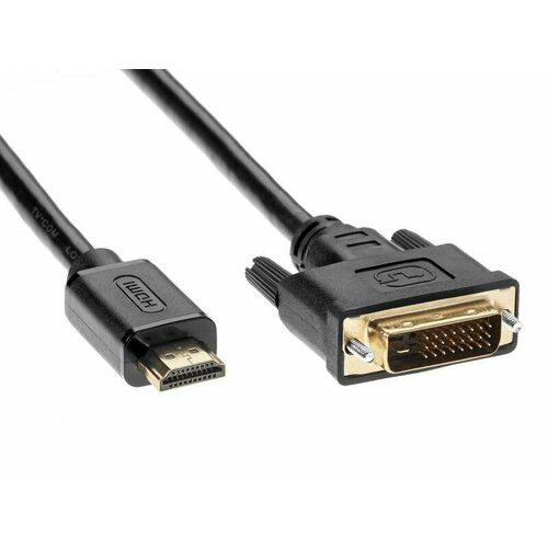 Кабель HDMI to DVI-D (19M -25M) 2м, TV-COM