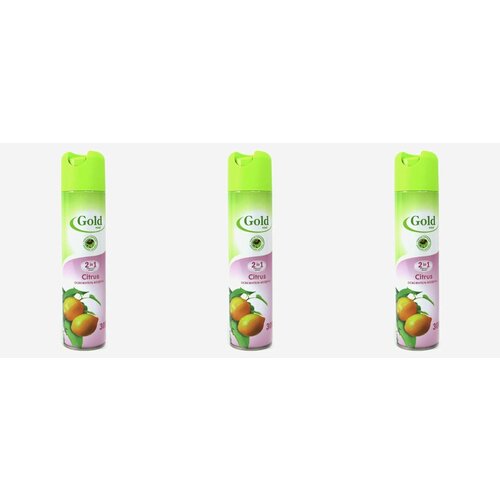 Gold Wind Освежитель воздуха Citrus, 300 мл, 3 шт.