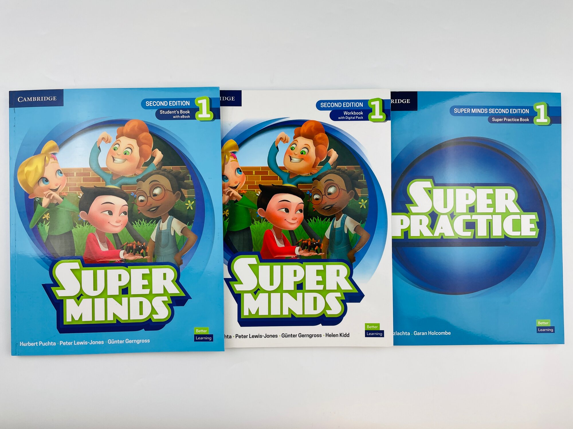 Комплект Super Minds 1+ Super Practice 1 (second edition) Students book with DVD+ WorkBook