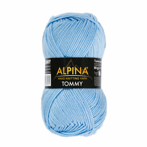 Пряжа ALPINA 'TOMMY' 100% микнес 50 г 130 м цвет №026 св. сиреневый