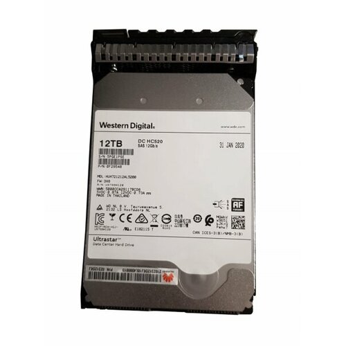 Жесткий диск Huawei 02312DEJ 12Tb 7200 SAS 35 HDD 81665₽