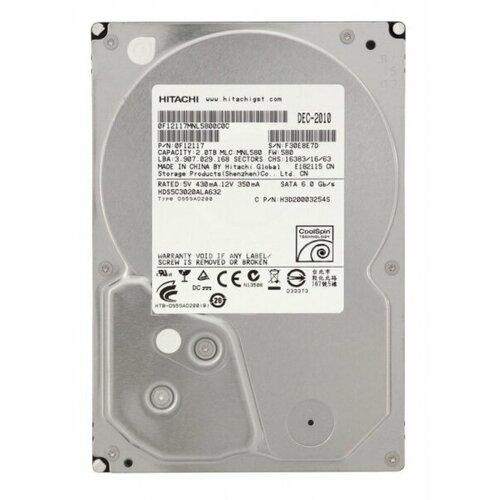 Жесткий диск Hitachi H3D20003254S 2Tb SATAIII 35 HDD 11840₽