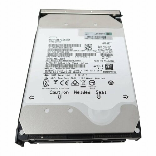 Жесткий диск HP 861592-B21 8Tb 7200 SAS 35 HDD 46490₽