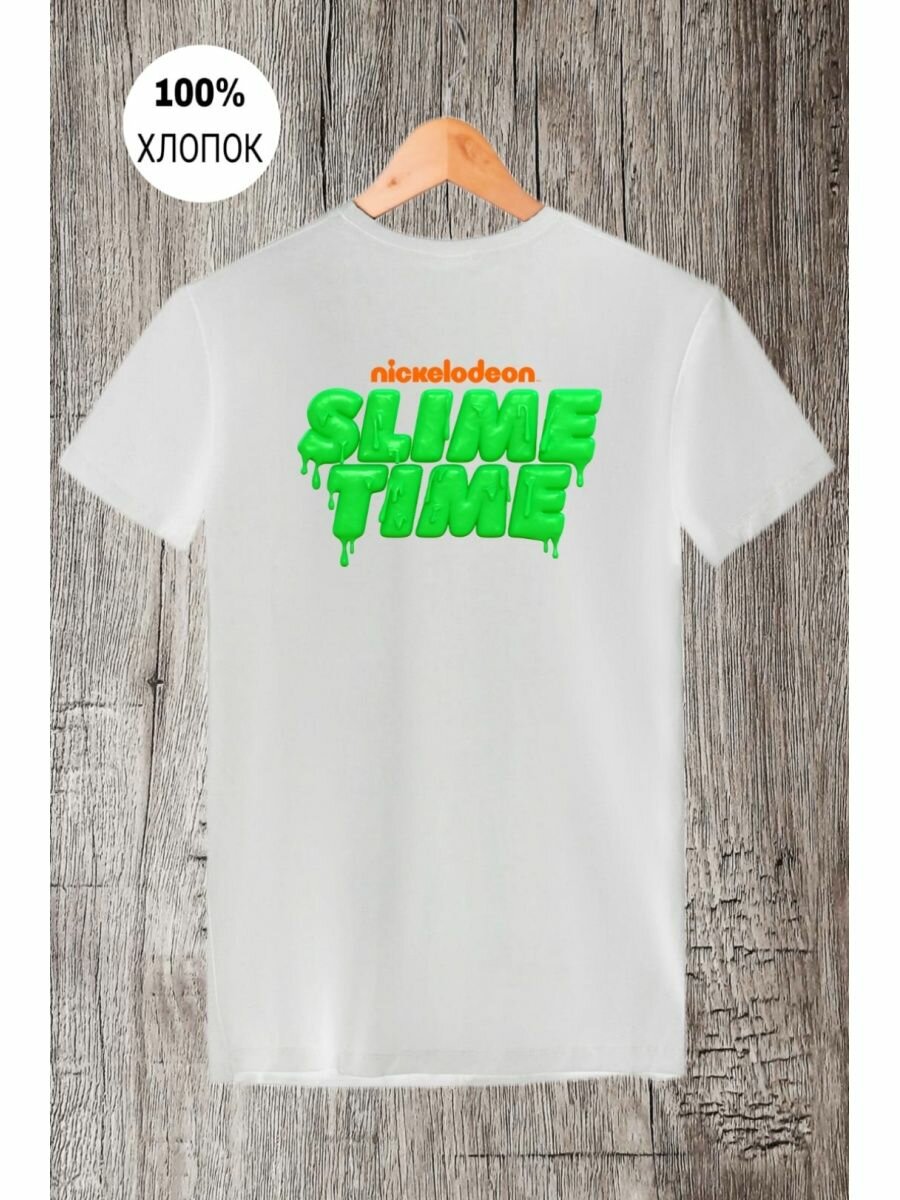 Футболка nickelodeon slime time слайм тайм