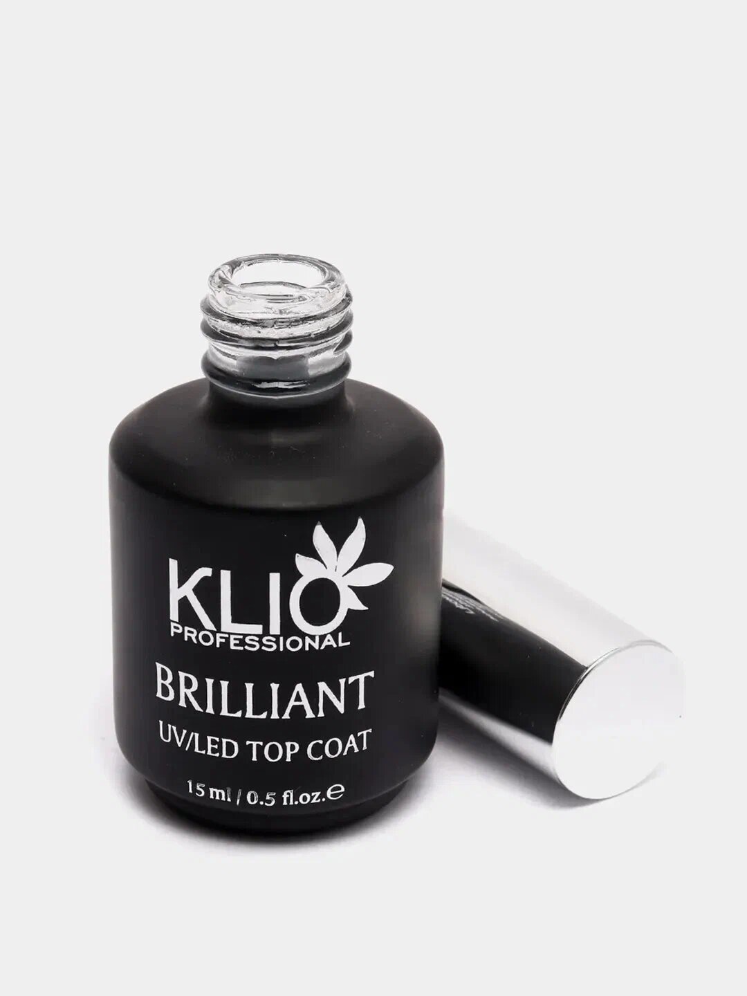 Топ для гель лака Klio Professional закрепитель, топовое покрытие для ногтей, финиш, 15 мл