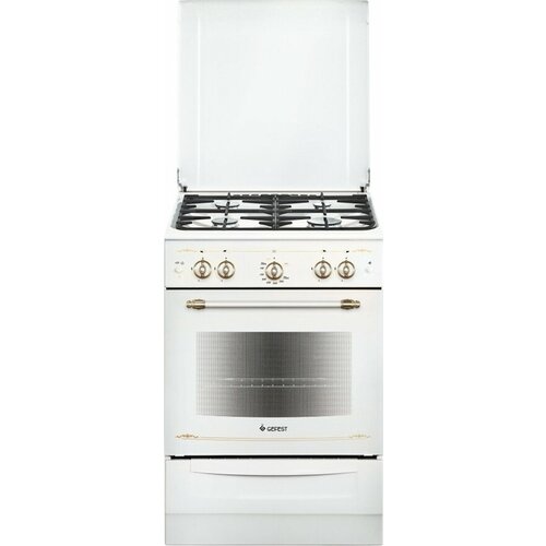 Газовая плита Gefest 6100-02 0185 газовая духовка белый 4716300₽
