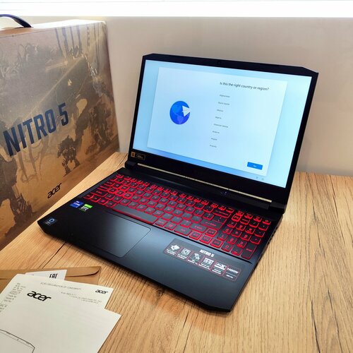 156 Новый игровой ноутбук Acer Nitro 5 AN515-57-79TD i7-11800H 480 Ггц RTX 3050Ti 4 GB 8 ГБ DDR4 512 SSD M2 IPS FHD 1920x1080 Win 11 8099000₽
