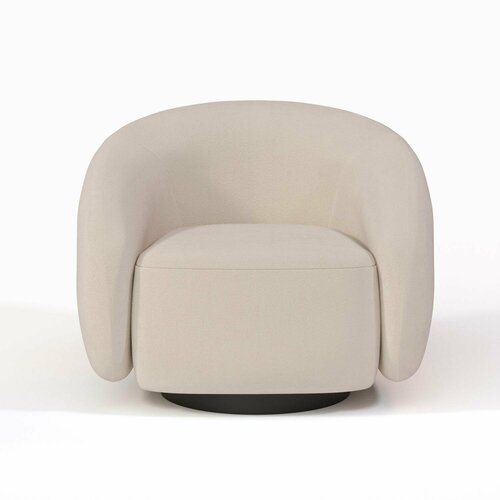 Кресло Kali. Цвет Бежевый/ цоколь Black.