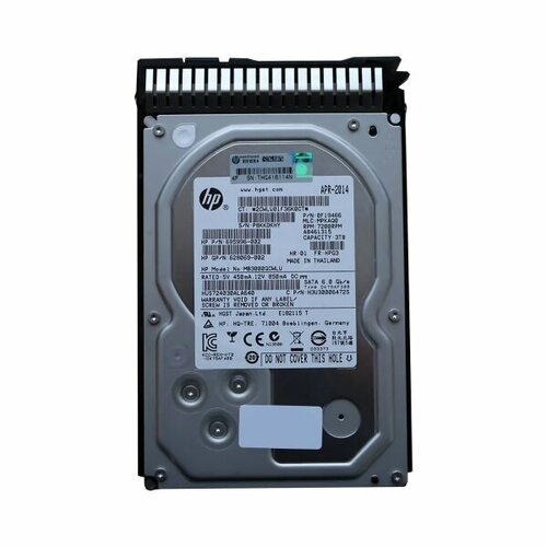 Жесткий Диск HP 0F19466 3Tb SATAIII 3,5 HDD жесткий диск hp 647347 001 3tb sataiii 3 5 hdd