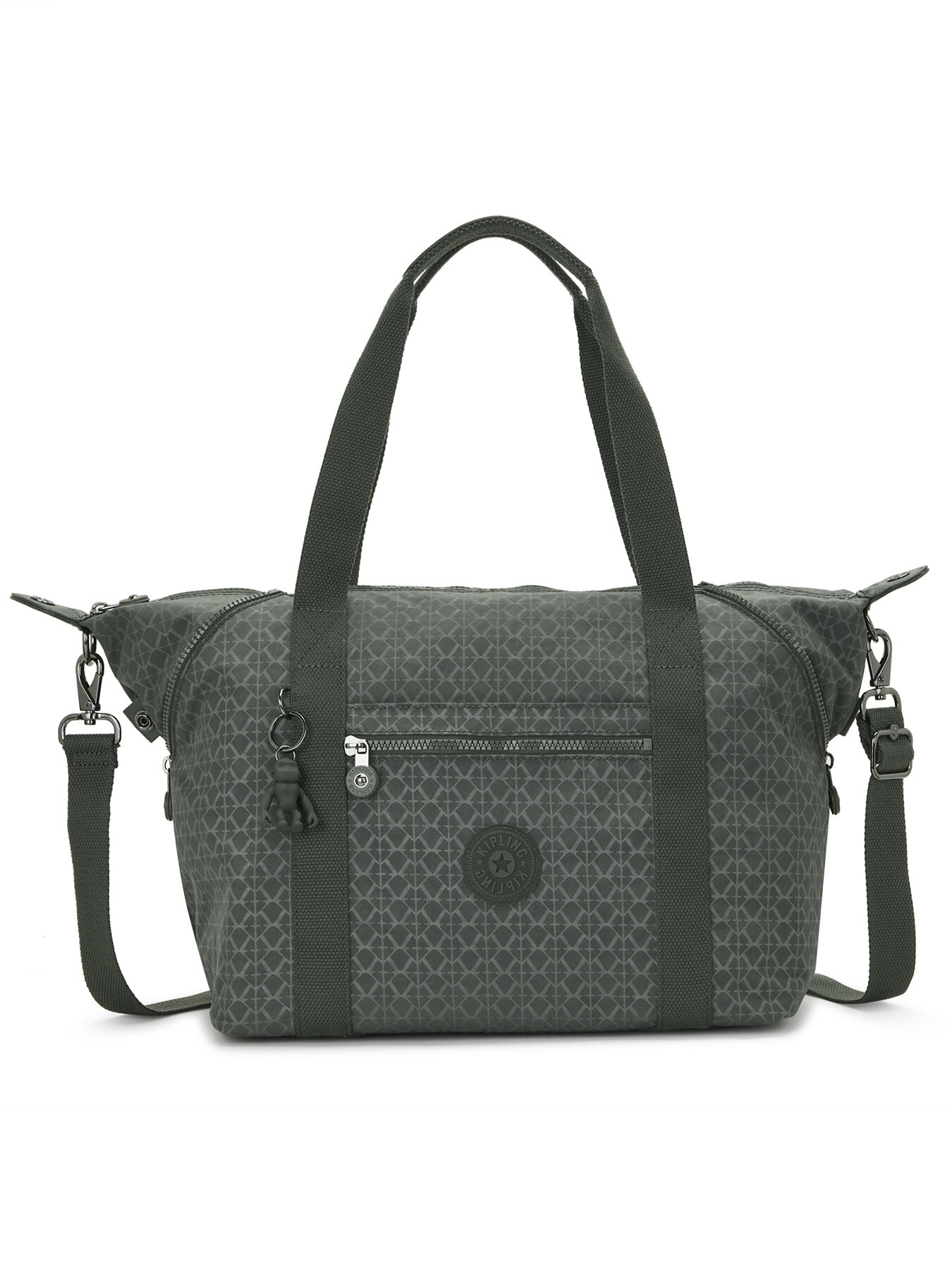 фото Сумка Kipling K21091F6C Art Medium Tote *F6C Sign Green Emb
