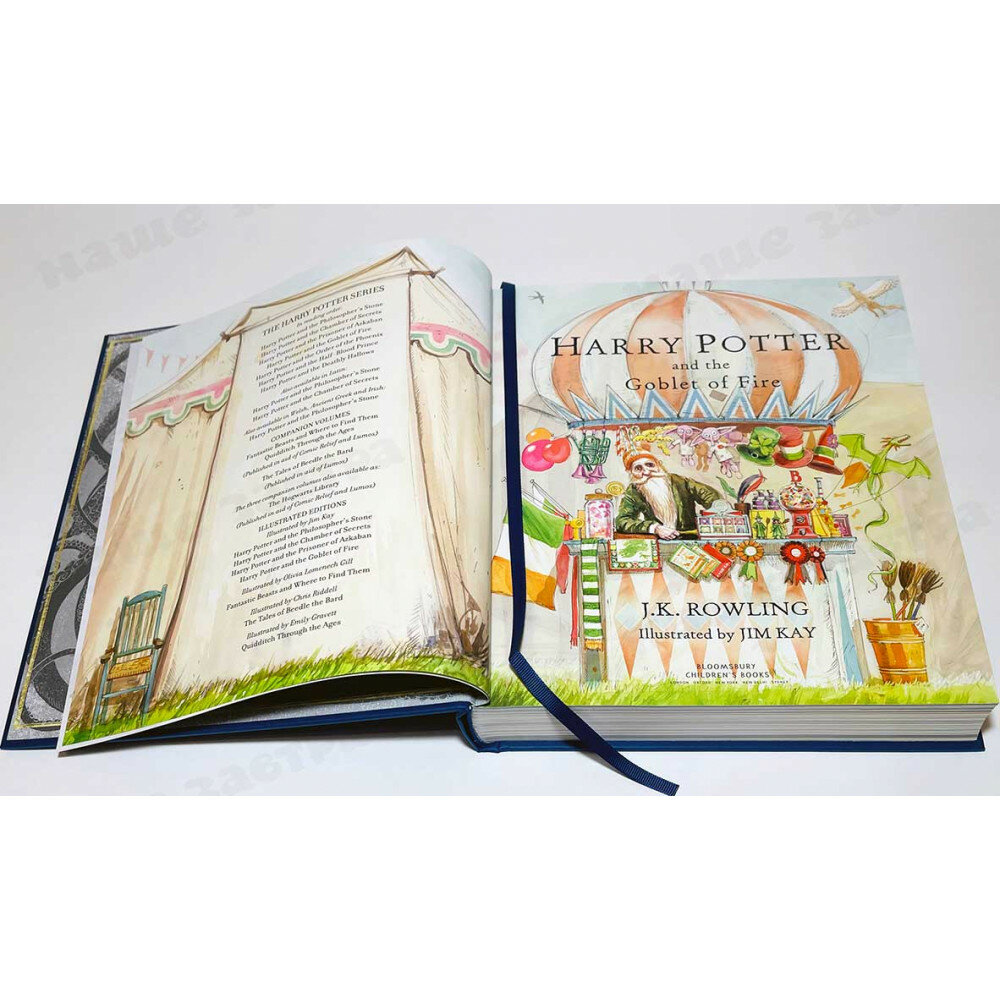 Rowling J.K. "Harry Potter and the Goblet of Fire Illustrated Edition Роулинг Дж.К. Гарри Поттер и Кубок огня иллюстрированное издание на английском языке" - фото №4