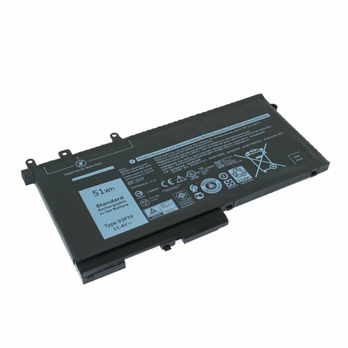 Аккумулятор для ноутбука Dell (93FTF) Latitude E5280, E5480 аккумулятор 93ftf для dell latitude e5280 e5480 451 bbzt 3dddg 4400mah