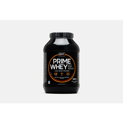 протеин со вкусом кофе латте qnt prime whey 908 г Протеин со вкусом Бельгийского шоколада QNT, PRIME WHEY 907мл