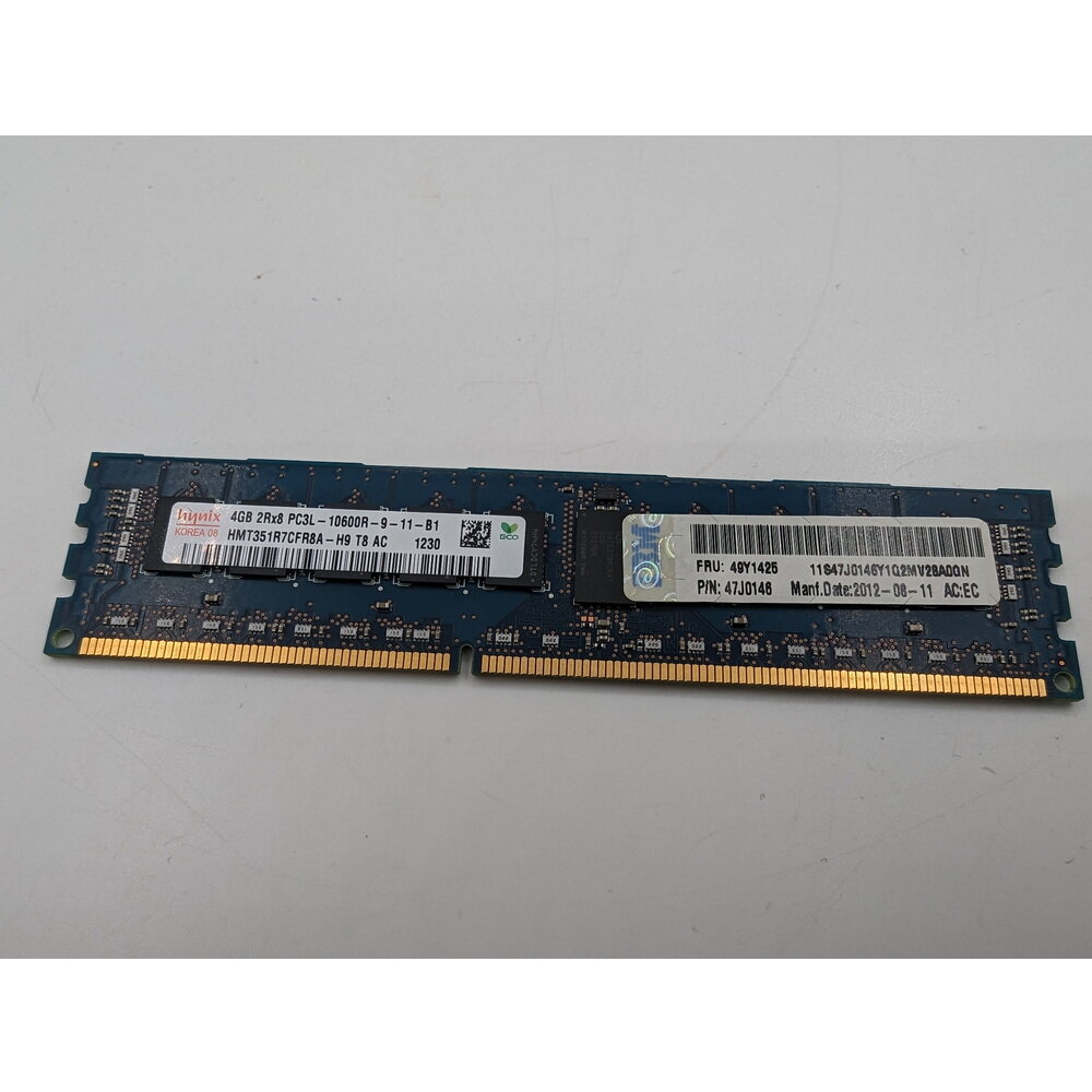 Модуль памяти HMT351R7CFR8A-H9, 49Y1425, SK Hynix, DDR3, 4 Гб для сервера ОЕМ