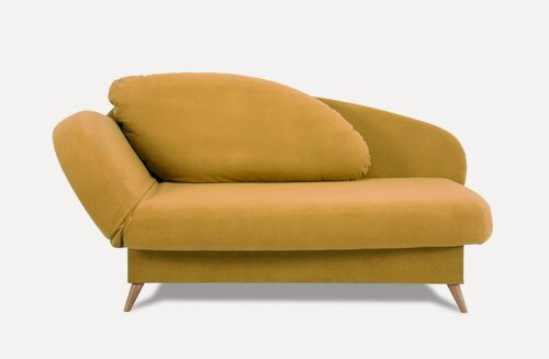 Изображение товара Кушетка, раскладная, PUSHE Валетта, левый угол, горчичный Simple 15