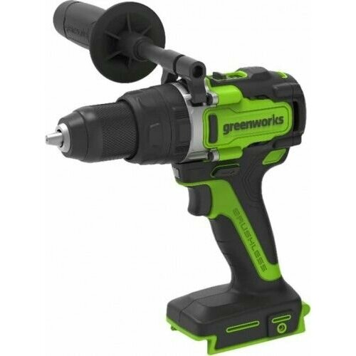Дрель-шуруповерт аккумуляторная GREENWORKS GD24DD140 бесщеточная ударная без АКБ и ЗУ 3707607 53955₽