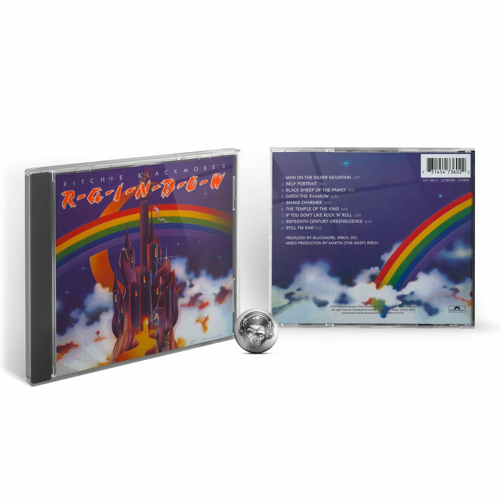 Rainbow - Ritchie Blackmore's Rainbow (1CD) 1999 Polydor, Jewel Аудио диск