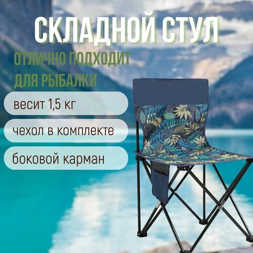 Складной стульчик со спинкой для рыбалки
