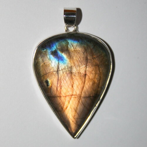 Подвеска True Stones, лабрадорит, желтый, зеленый