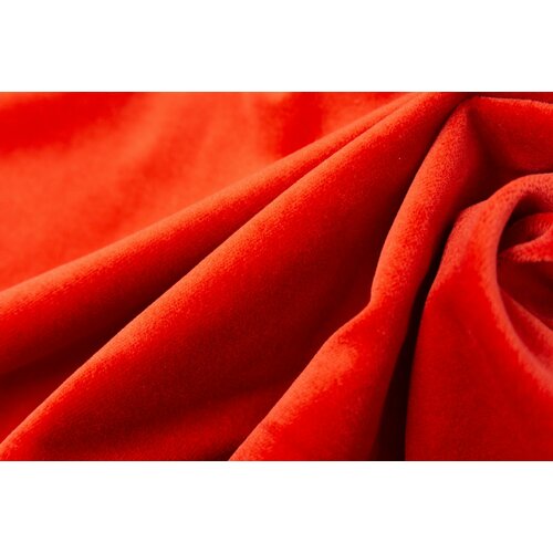 Бархат хлопковый красный плотный 3359₽