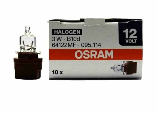 Лампа B10d 12V 3W OSRAM 64122MF