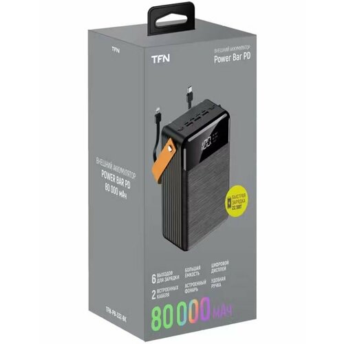TFN PowerBank 80000 мАч - внешний аккумулятор 5690₽