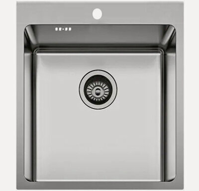 Изображение товара Кухонная мойка Steel Kitchen Style из нержавеющей стали, сварная высокопрочная, 45х51 см, полный комплект