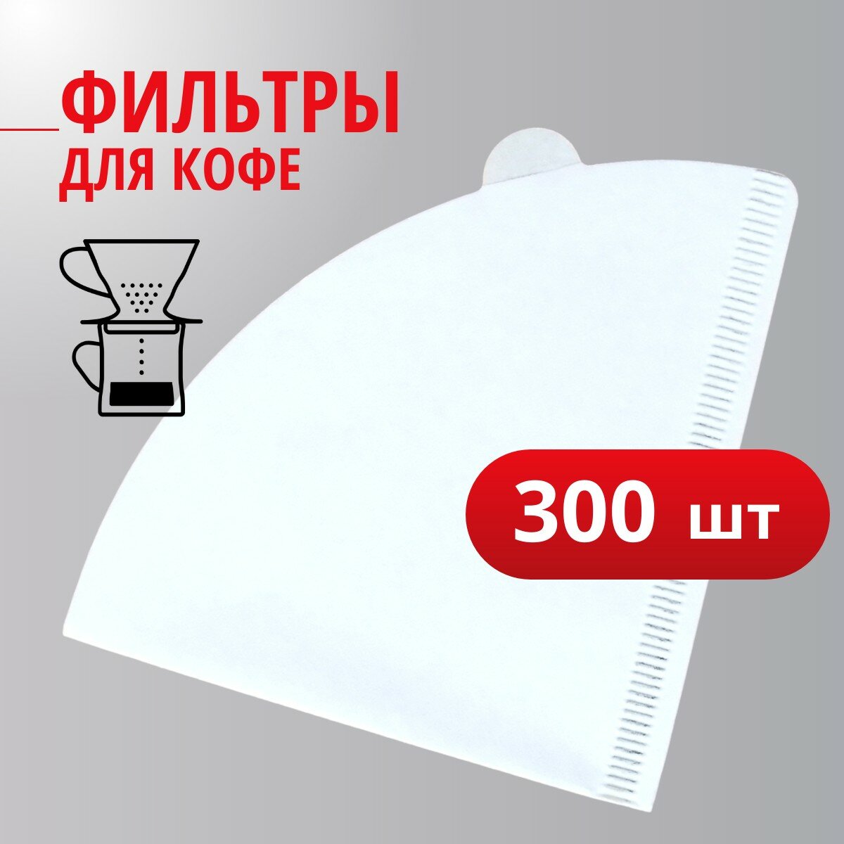 Фильтры для заваривания кофе в пуроверах, воронках v60