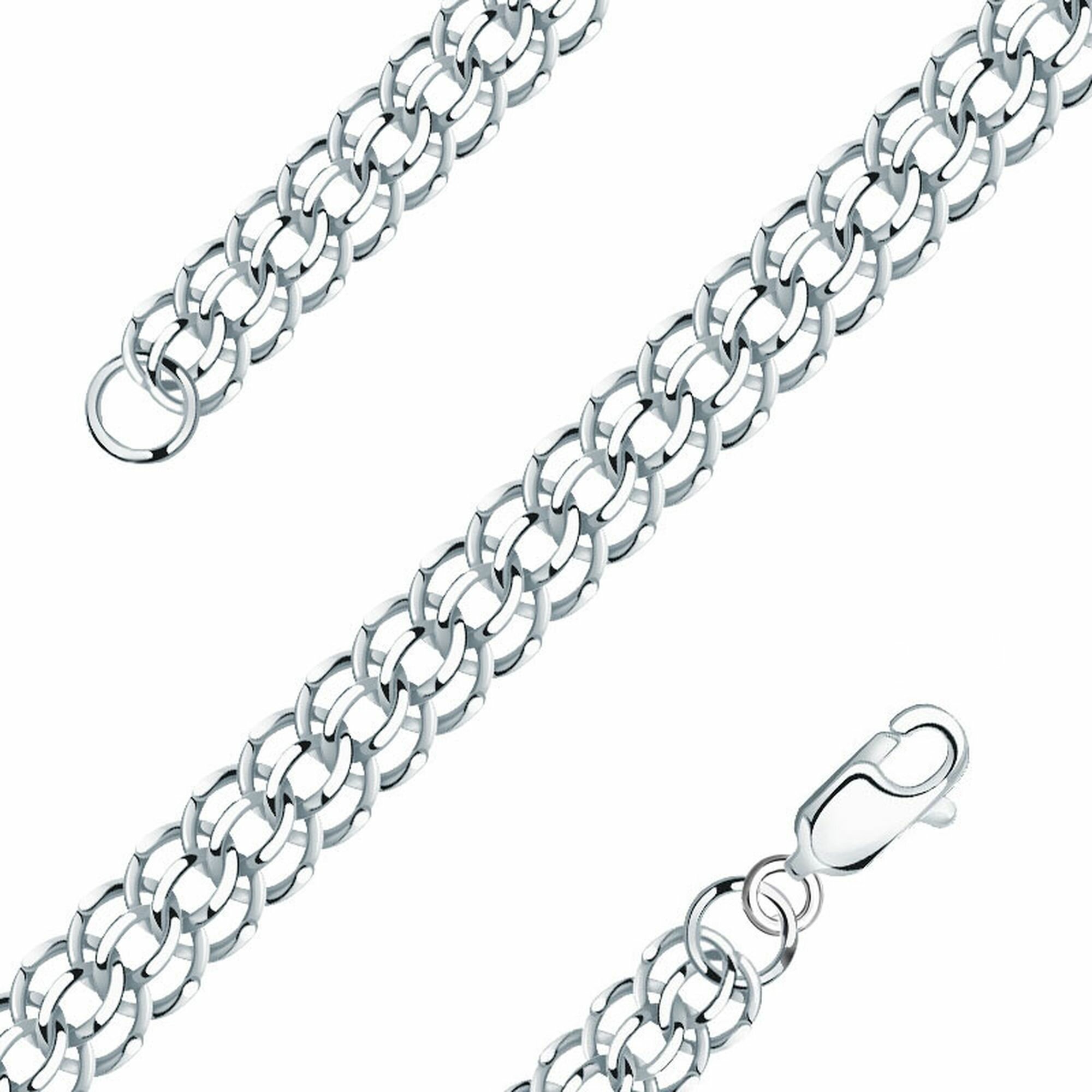 Цепь Diamant online, серебро, 925 проба, родирование, длина 50 см, средний вес 26.66 г, , серебристый