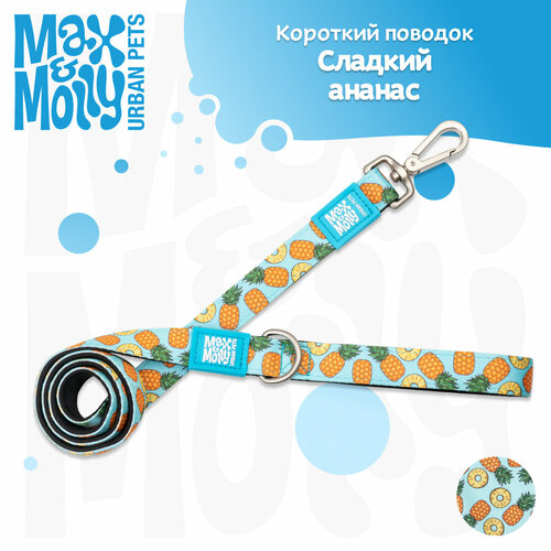 Поводок для собак короткий , S, Сладкий ананас, Max&Molly