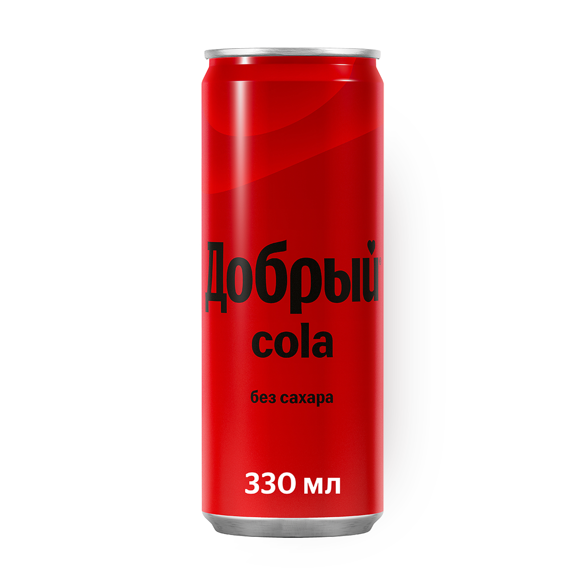 Напиток газированный Добрый Cola, без сахара, 0,33 л, в металлической банке — фото 1