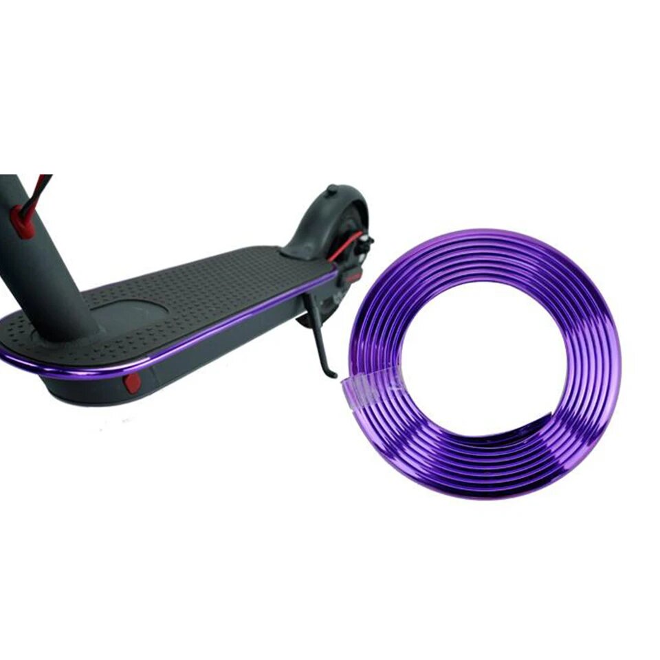 Изображение Защитный бампер, декоративные полосы для кузова скутера, клейкая лента для Xiaomi Mijia M365 pro, запчасти для электрического скейтборда, автомобиля, скутера, Синий