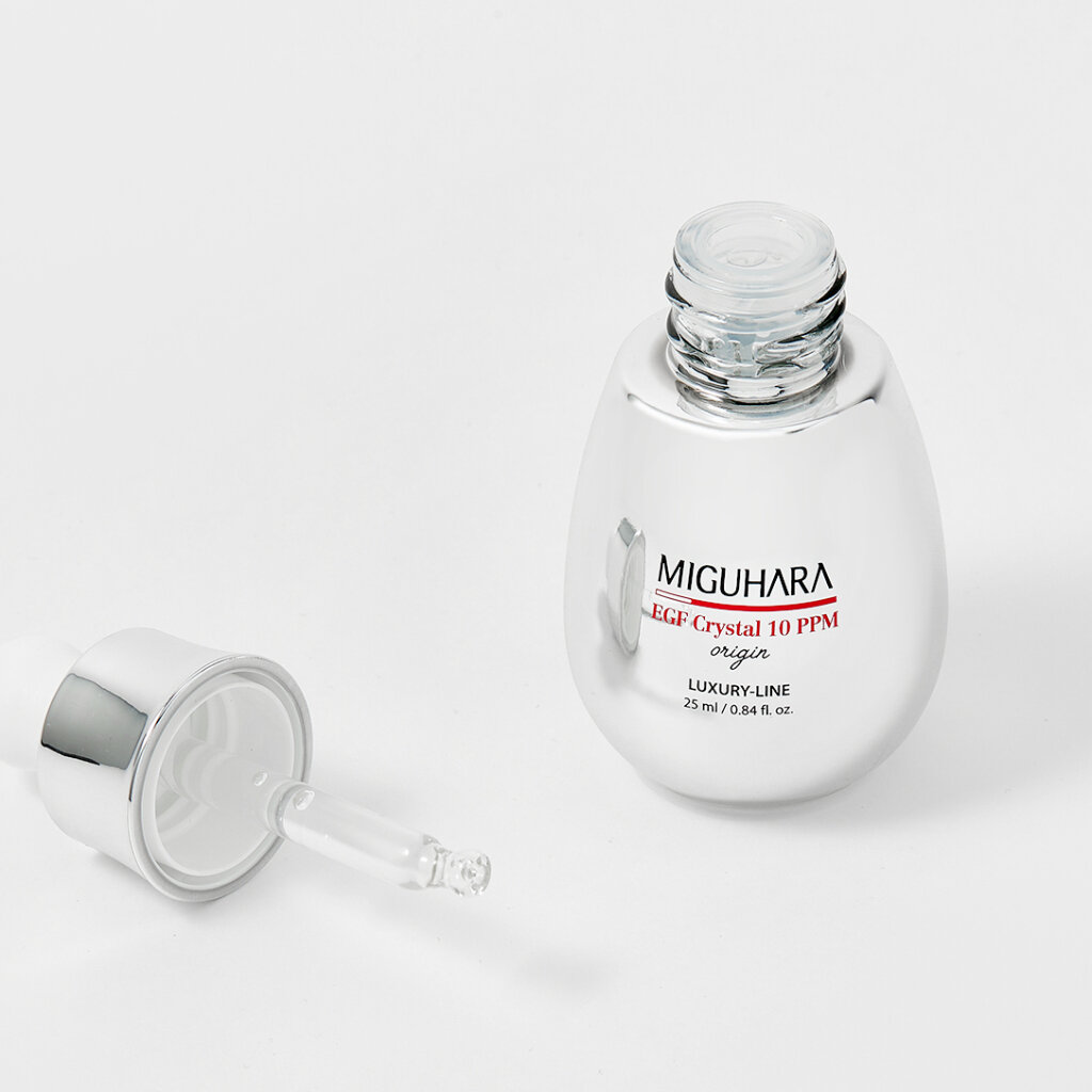 Сыворотка для повышения эластичности кожи MIGUHARA EGF Crystal 10 PPM origin, 25 мл. — фото 1