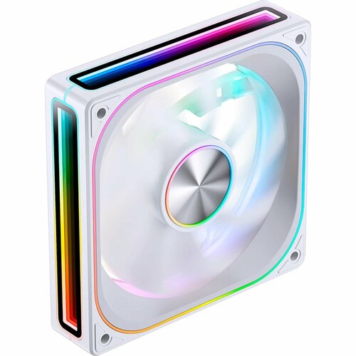 Вентилятор JONSBO ZA-120W 120х120х28мм (PWM, ARGB LED, 700-2400об/мин, белый) Retail