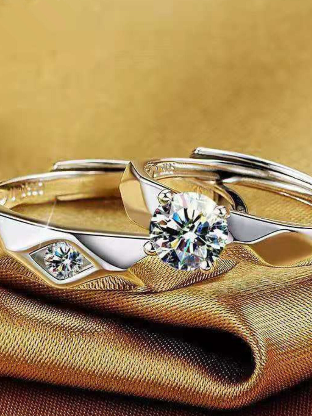 Кольцо, бежевый — фото 1