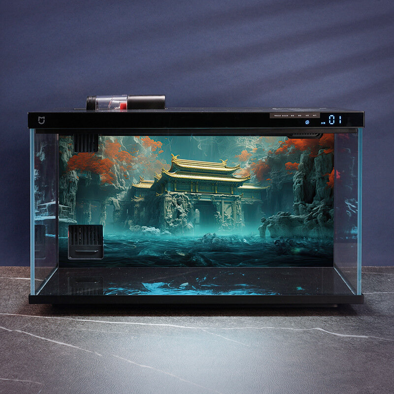 Аквариум HD стерео обои, аквариум наклейки картины декорации ландшафта