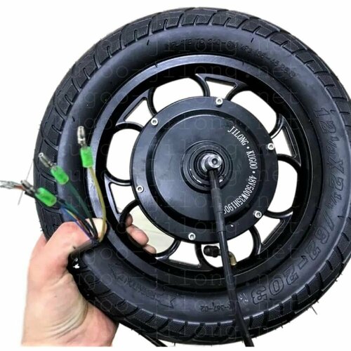 Мотор-колесо в сборе для электросамоката Kugoo C1/C1+