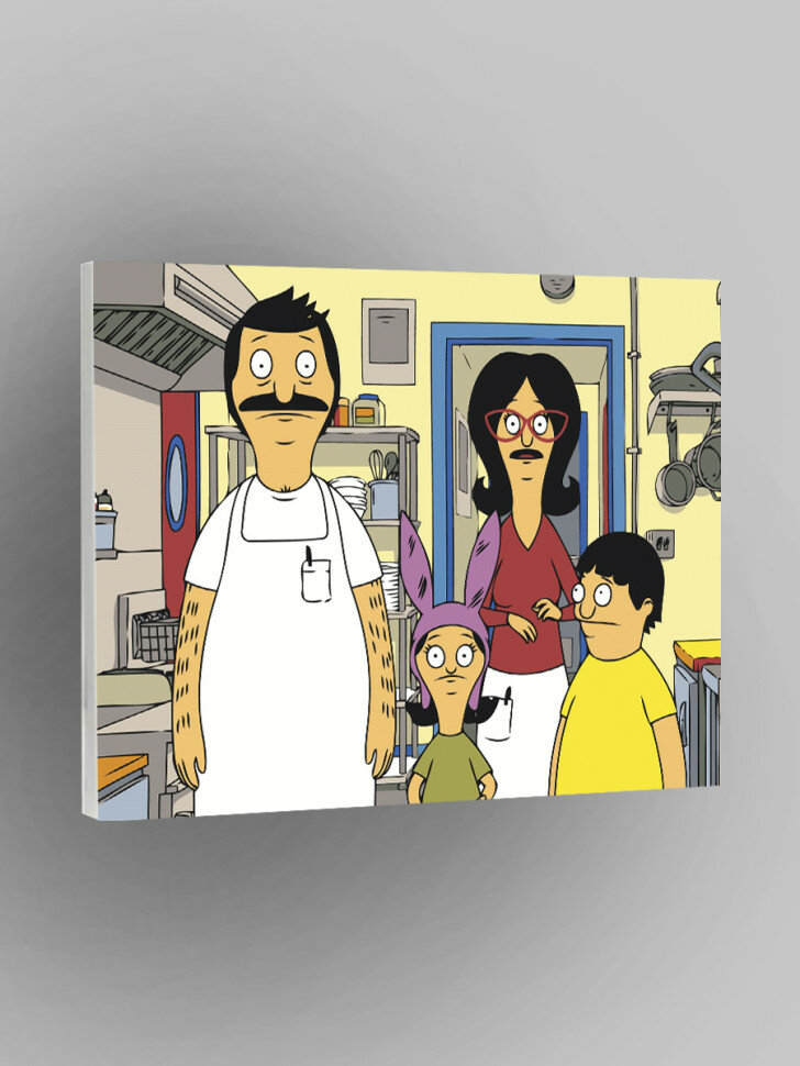 Картина по номерам "Мультсериал Закусочная Боба"