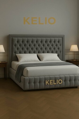 Изображение товара Кровать двуспальная 160х200 с подъемным механизмом и ортопедическим основанием Amur серый