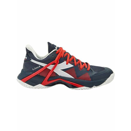 фото Кроссовки diadora b.icon 2 ag, полнота f, размер 9.5, темно-синий/красный