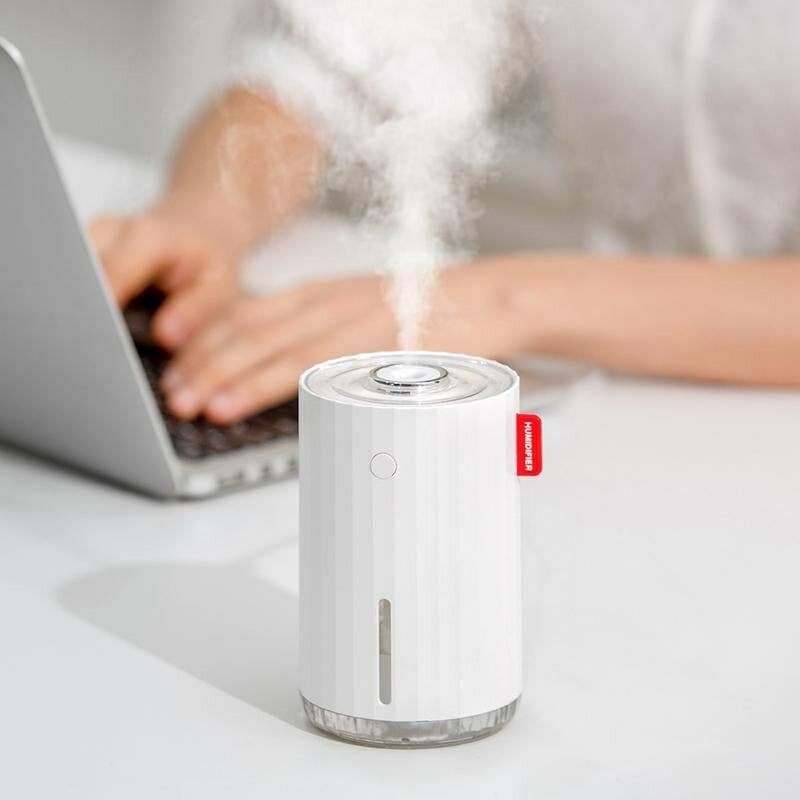 Мини-увлажнитель воздуха XO-HF02 — светодиодная подсветка, 2 режима распыления, тихая работа