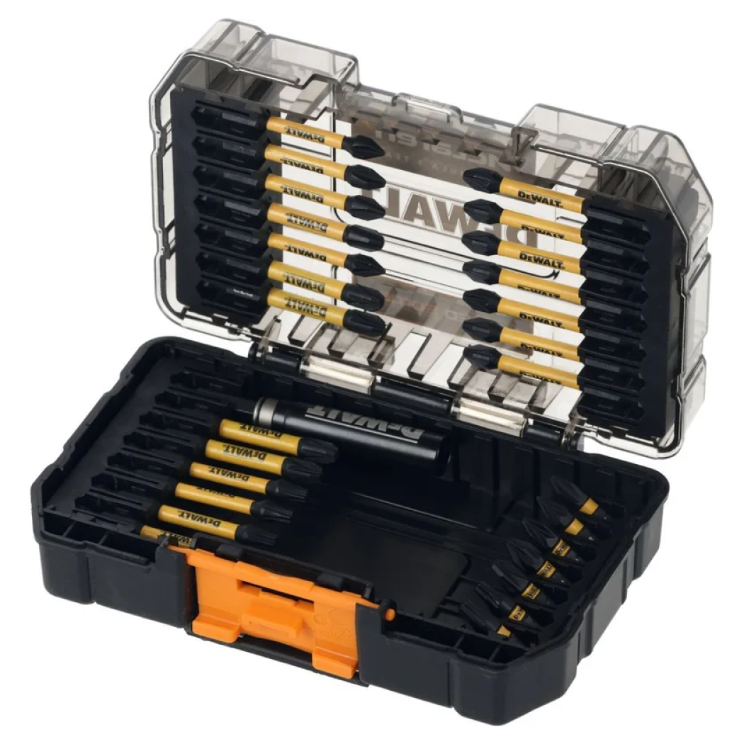 Набор бит DEWALT McLaren Limited Edition DT70902T, PH/PZ/Torx, 25/57 мм, 28 шт, в кейсе DT70902T-QZ